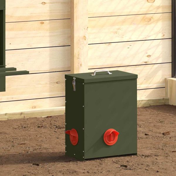 Кокошарник 2 pcs Маслинено зелено 32,5 x 20,5 x 43 см