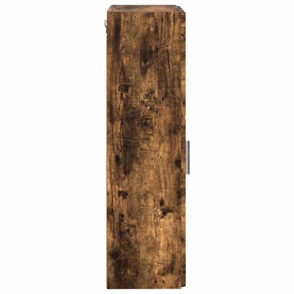Банен стенен шкаф с рафт TULUM Димян дъб 37 x 24,5 x 86 см