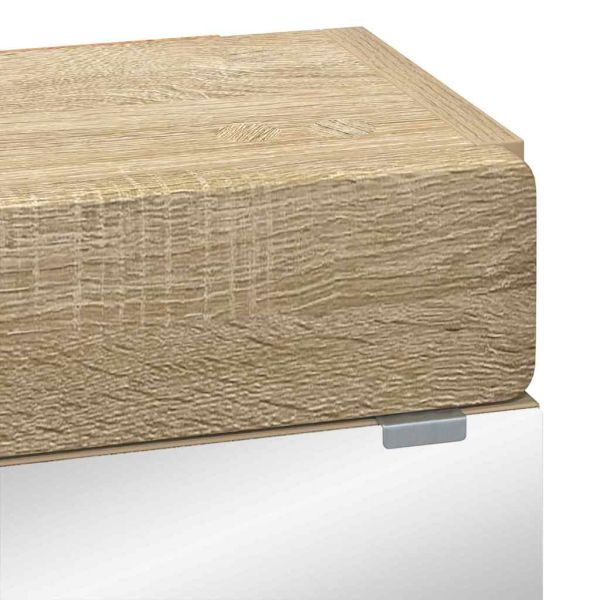 Шкаф с огледало за баня TULUM Сонома дъб 60 x 16,5 x 78 см