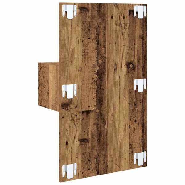 Нощен шкаф 2 pcs Старо дърво 50 x 32,5 x 80 см Инженерно дърво