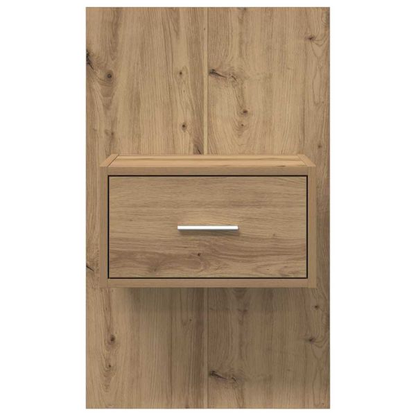 Нощен шкаф 2 pcs Дъб 50 x 32,5 x 80 см Инженерно дърво