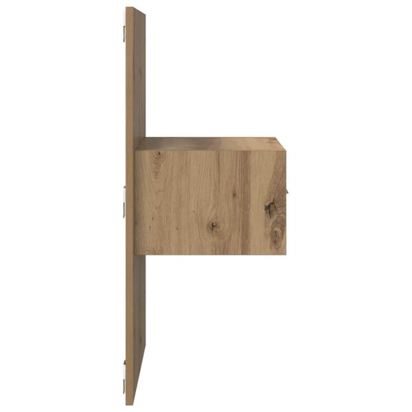 Нощен шкаф 2 pcs Дъб 50 x 32,5 x 80 см Инженерно дърво