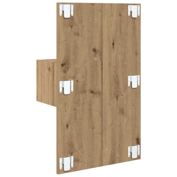 Нощен шкаф 2 pcs Дъб 50 x 32,5 x 80 см Инженерно дърво