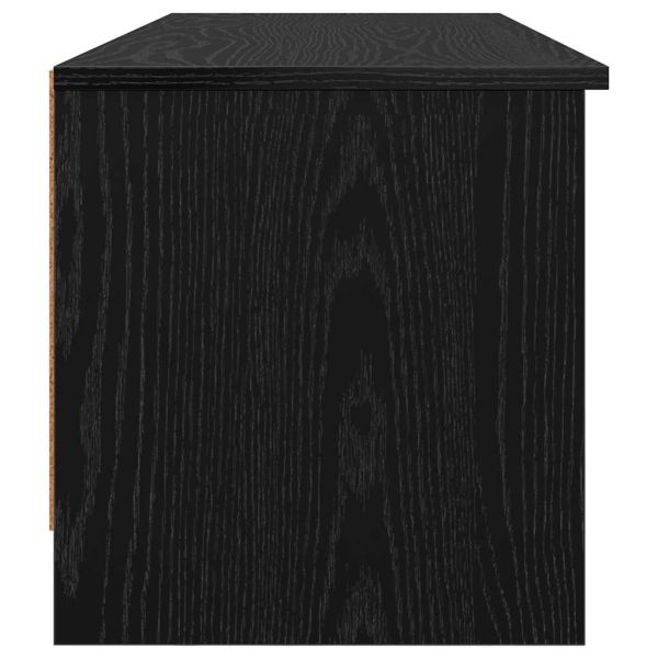 ТВ шкаф Черния дъб 102 x 35 x 36,5 см Инженерно дърво