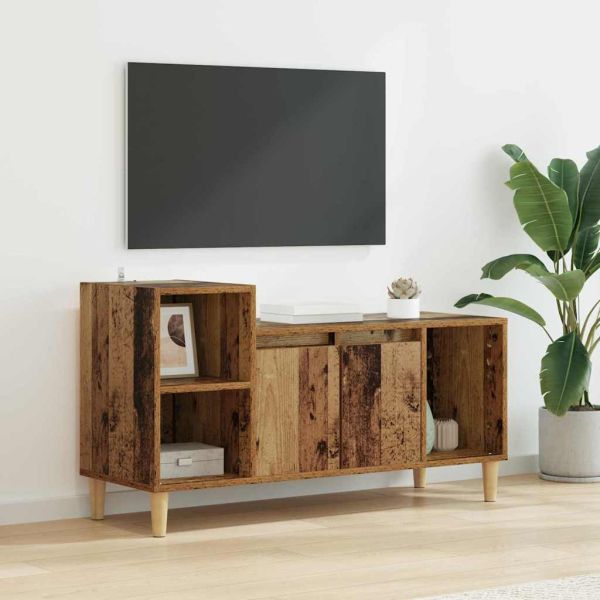 ТВ шкаф Старо дърво 100 x 35 x 55 см Инженерно дърво