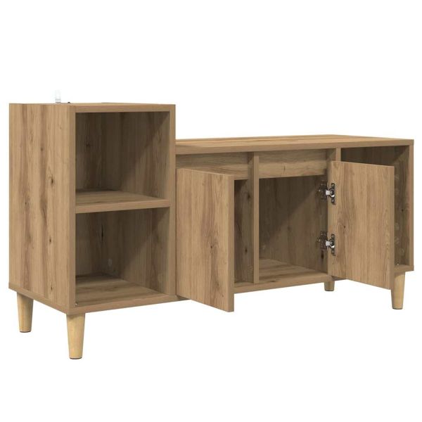 ТВ шкаф Дъб 100 x 35 x 55 см Инженерно дърво