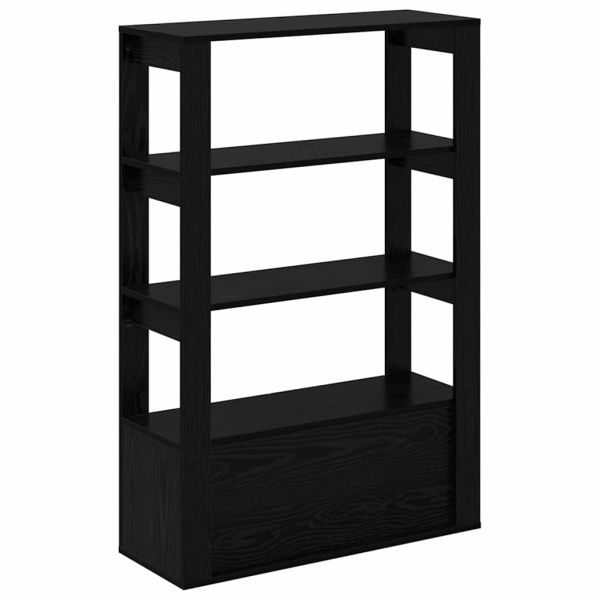 Служебен шкаф Черен дъб 30 x 80 x 119.5 см Инженерно дърво