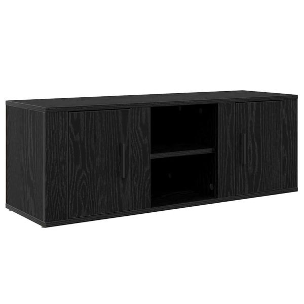 ТВ шкаф Черния дъб 100 x 31,5 x 35 см Инженерно дърво