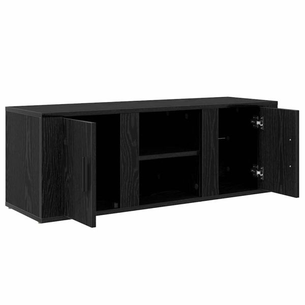 ТВ шкаф Черния дъб 100 x 31,5 x 35 см Инженерно дърво