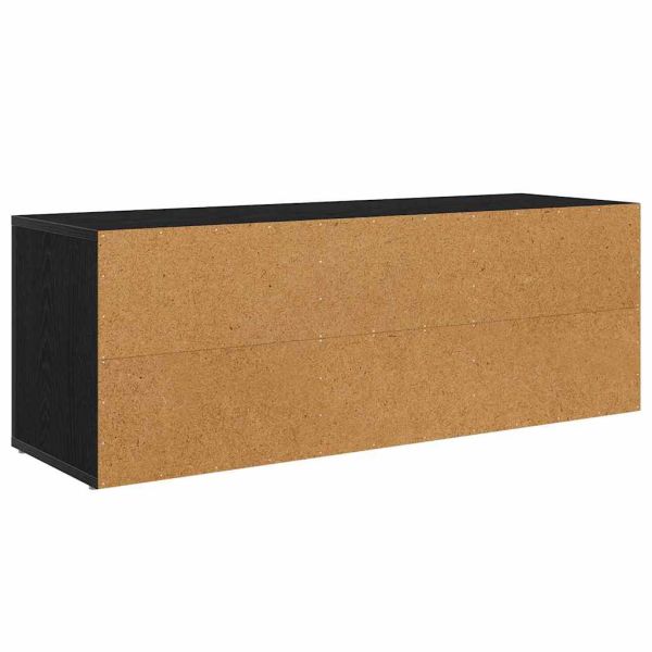 ТВ шкаф Черния дъб 100 x 31,5 x 35 см Инженерно дърво