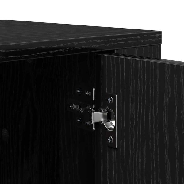 ТВ шкаф Черния дъб 100 x 31,5 x 35 см Инженерно дърво