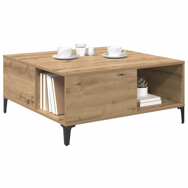 Масичка за кафе Дъб 80 x 80 x 36,5 см Инженерно дърво
