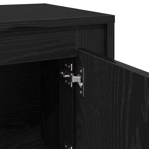 ТВ шкаф Черния дъб 102 x 35 x 45 см Инженерно дърво