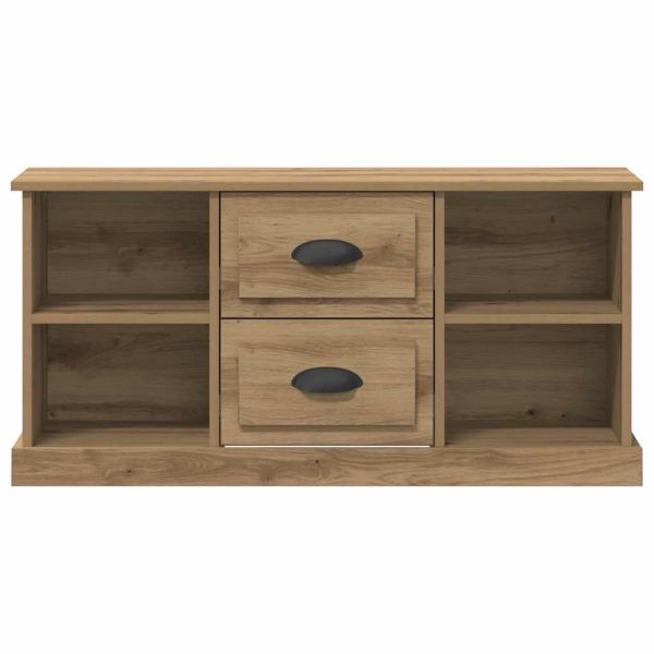 ТВ шкаф с чекмедже Дъб 99,5 x 35,5 x 48 см Инженерно дърво