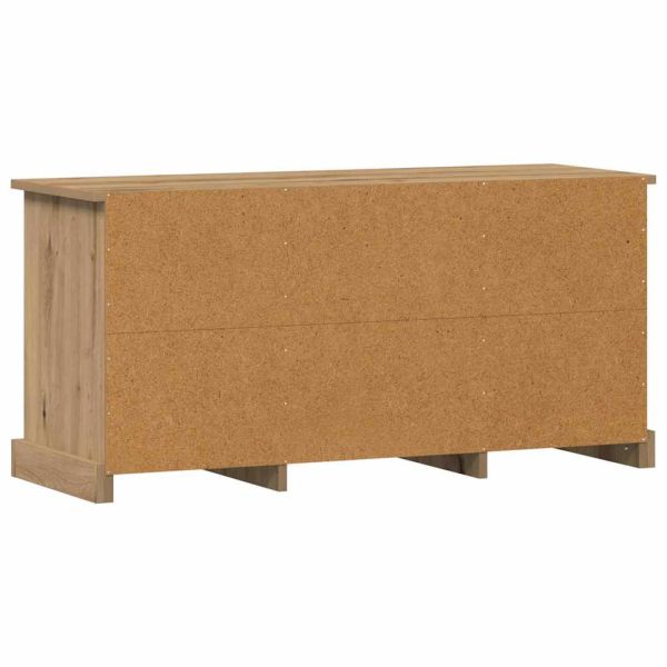 ТВ шкаф с чекмедже Дъб 99,5 x 35,5 x 48 см Инженерно дърво