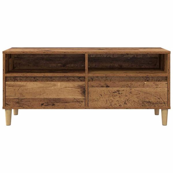 ТВ шкаф Старо дърво 100 x 34,5 x 44,5 см Инженерно дърво