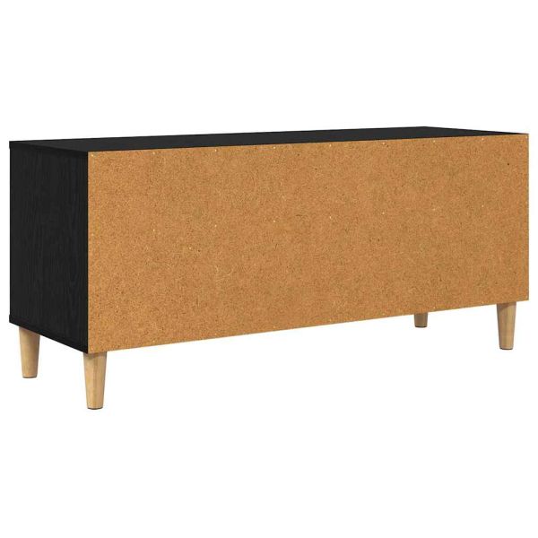 ТВ шкаф Черния дъб 100 x 34,5 x 44,5 см Инженерно дърво