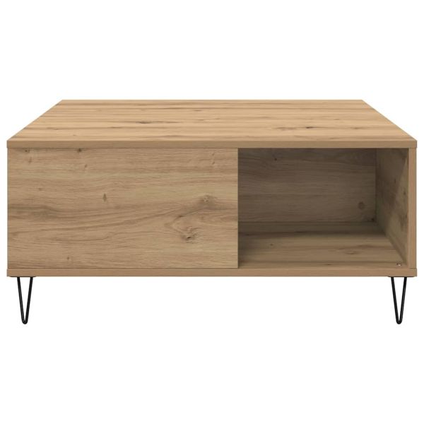 Масичка за кафе Дъб 80 x 80 x 36,5 см Инженерно дърво
