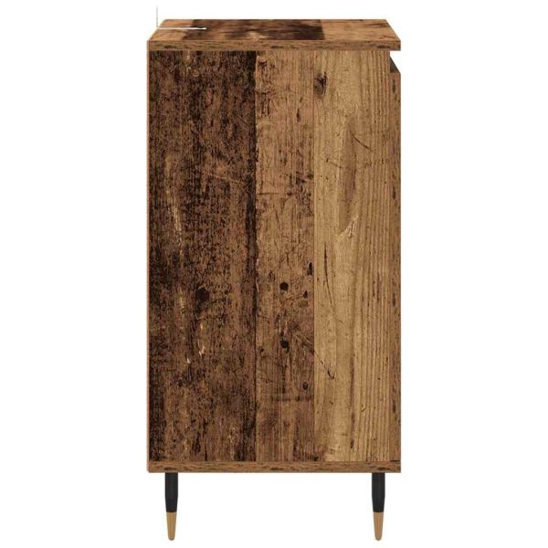 Служебен шкаф 2 pcs Старо дърво 40 x 35 x 70 см