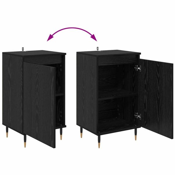 Служебен шкаф 2 pcs Черния дъб 40 x 35 x 70 см