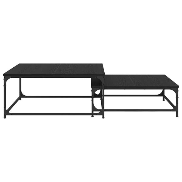 Масичка за кафе 2 pcs Черния дъб Инженерно дърво