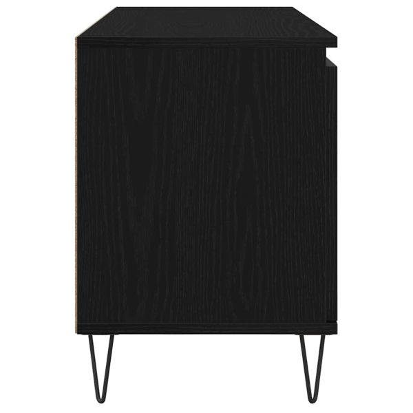 ТВ шкаф Черния дъб 104 x 35 x 50 см Инженерно дърво