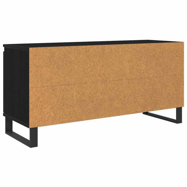 ТВ шкаф Черния дъб 104 x 35 x 50 см Инженерно дърво