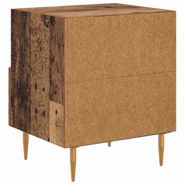 Нощно шкафче Кафяво 40 x 35 x 47,5 см Инженерно дърво