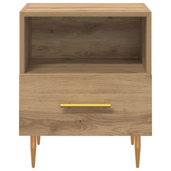 Нощно шкафче Кафяво 40 x 35 x 47,5 см Инженерно дърво