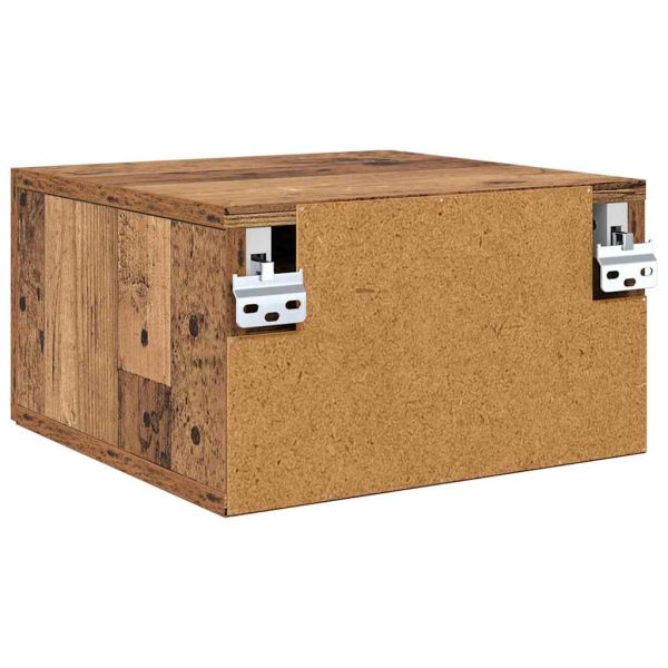 Нощен шкаф 2 pcs Старо дърво 35 x 35 x 20 см Инженерно дърво