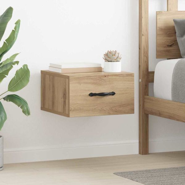 Нощен шкаф 2 pcs дъб артизан 35 x 35 x 20 см Инженерно дърво