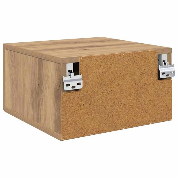 Нощен шкаф 2 pcs дъб артизан 35 x 35 x 20 см Инженерно дърво