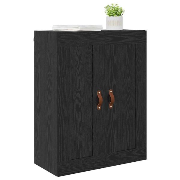 Стенен шкаф Черния дъб 69,5 x 34 x 90 см Инженерно дърво