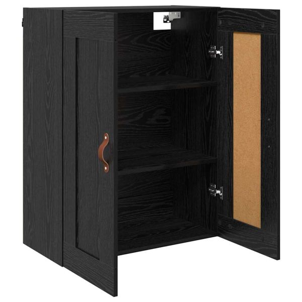 Стенен шкаф Черния дъб 69,5 x 34 x 90 см Инженерно дърво