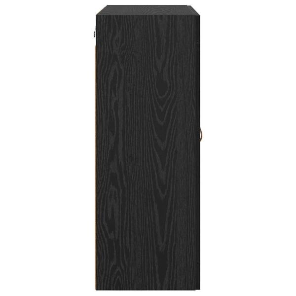 Стенен шкаф Черния дъб 69,5 x 34 x 90 см Инженерно дърво
