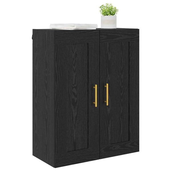 Стенен шкаф Черния дъб 69,5 x 34 x 90 см Инженерно дърво