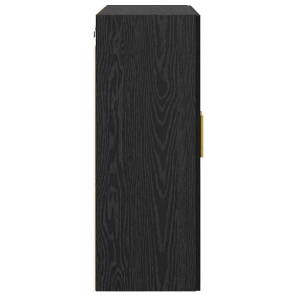 Стенен шкаф Черния дъб 69,5 x 34 x 90 см Инженерно дърво