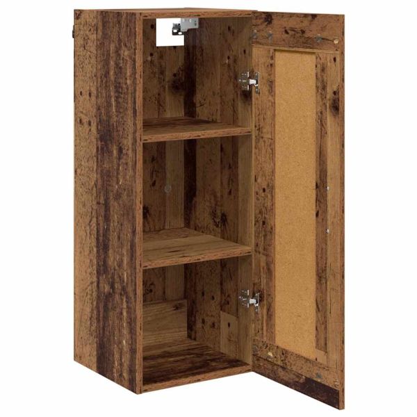 Стенен шкаф Старо дърво 34,5 x 34 x 90 см Инженерно дърво