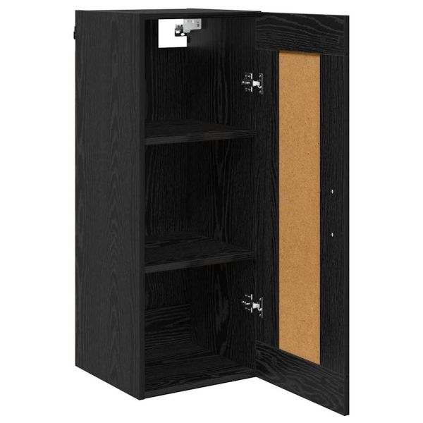 Стенен шкаф Черния дъб 34,5 x 34 x 90 см Инженерно дърво