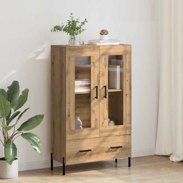 Висок шкаф Corona Дъб 69,5 x 31 x 115 см Инженерно дърво