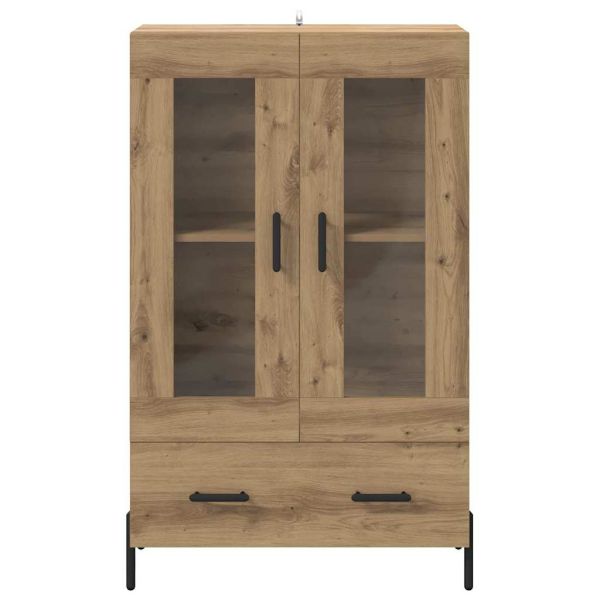 Висок шкаф Corona Дъб 69,5 x 31 x 115 см Инженерно дърво