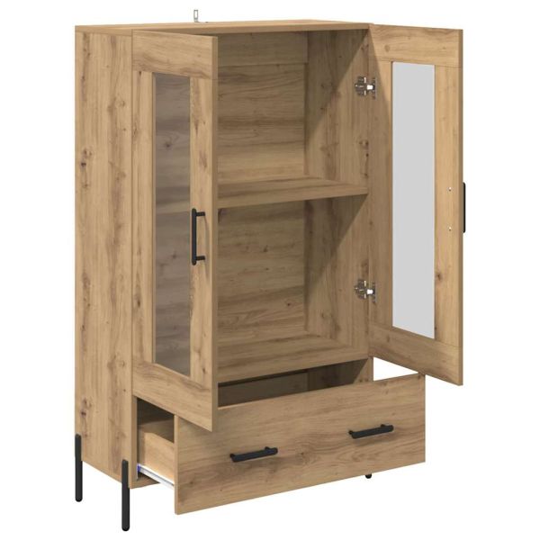Висок шкаф Corona Дъб 69,5 x 31 x 115 см Инженерно дърво