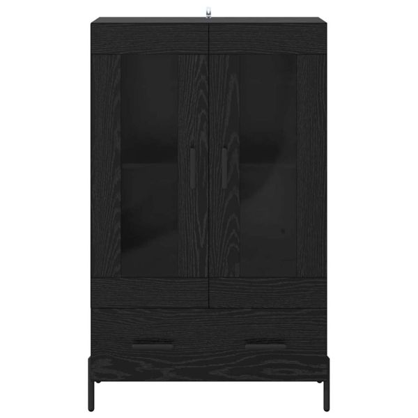 Висок шкаф Corona Черния дъб 69,5 x 31 x 115 см Инженерно дърво