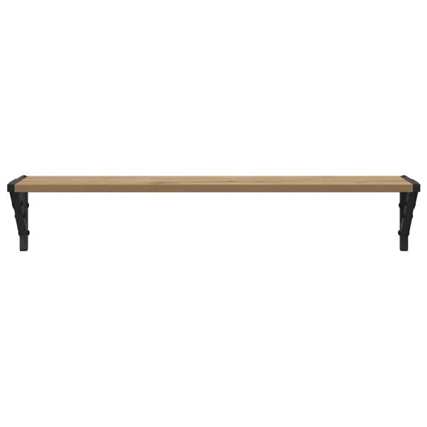 Стени за рафтове 2 pcs Дъб 80 x 15 x 15,5 cm Инженерно дърво