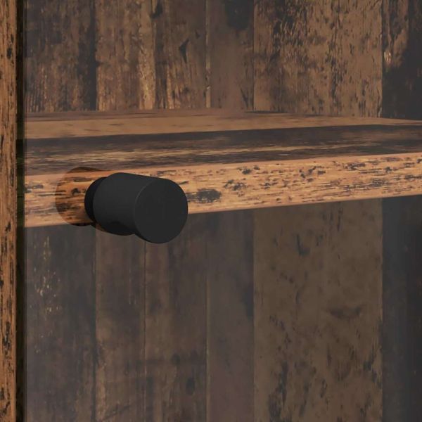 Висок шкаф Старо дърво 35 x 37 x 142 см Инженерно дърво