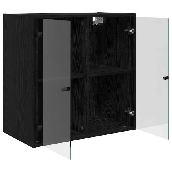 Стенен шкаф Черния дъб 68 x 37 x 68,5 см Инженерно дърво