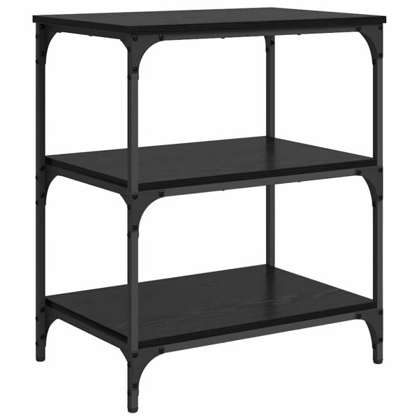 Кухненска количка Черния дъб 60 x 41 x 76 см Инженерно дърво