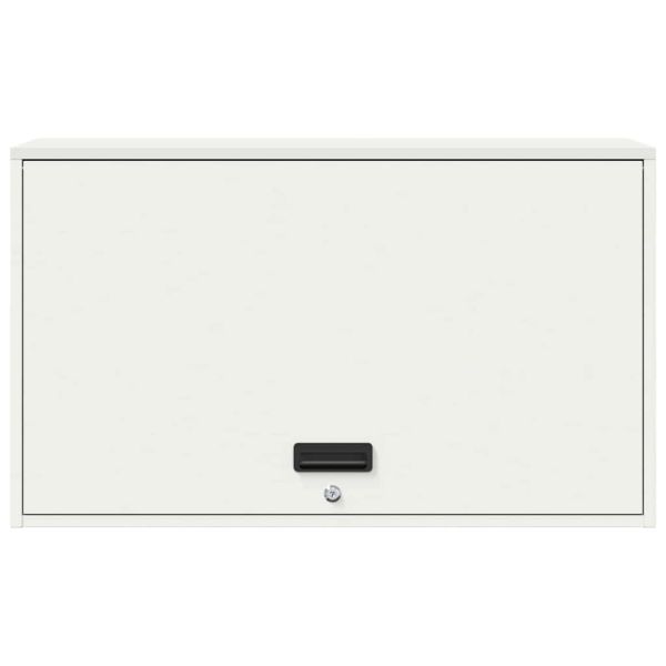 Стенен шкаф за гараж Бяло 90 x 40 x 53 см