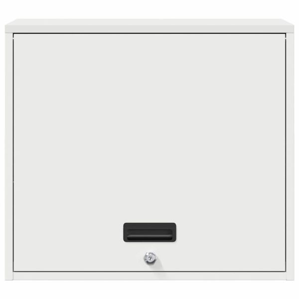 Стенен шкаф за гараж Бяло 60 x 40 x 53 см