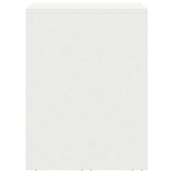 Стенен шкаф за гараж Бяло 60 x 40 x 53 см